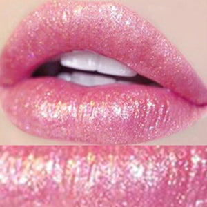 Makeup Diamond Shine Metallic Lipstick Charming Long Lasting Tattoo Liquid Glitter Powder Lipgloss Cosmetics