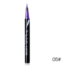 Load image into Gallery viewer, Music Flower 6 Colors Glitter Eyeliner Pencil Liquid Eye Makeup Set Waterproof Long-lasting Black Eye Liner Pen
