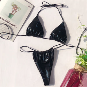 Brazilian Shine Thong Set