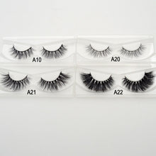 Load image into Gallery viewer, 3D Mink Eyelashes Crossing Mink Lashes Hand Made Full Strip Eye Lashes 34 Styles cilios naturais False Lashes
