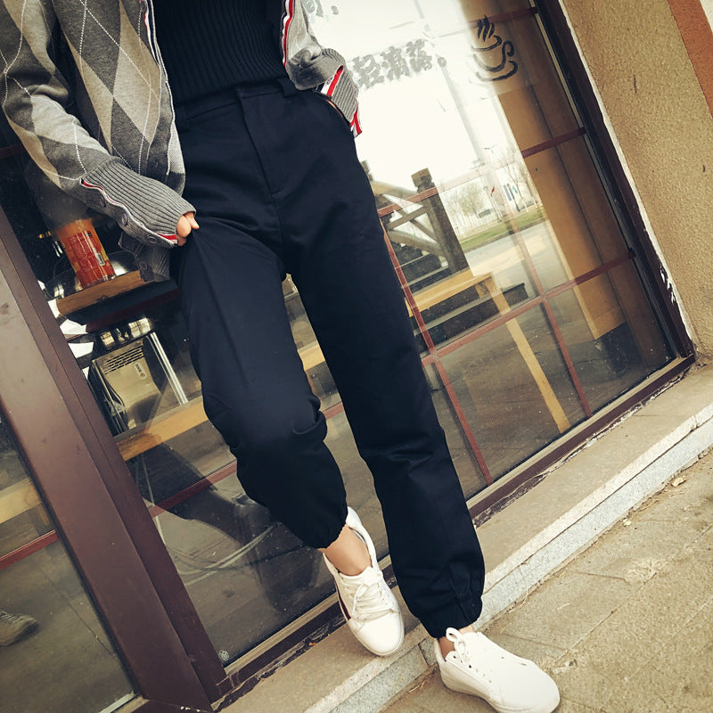 High Waist Ankle-Length Safari Style Hip Hop Womens Cargo Pants Fashion Casual High Waist Trousers Solid Joggers Sweatpants