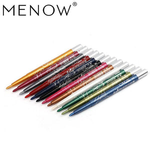 Menow Makeup set 12Color/kit Waterproof Eye shadow Pencil Rotate Eyeliner Long-lasting Eyeliner Cosmetics maquiagem P10001