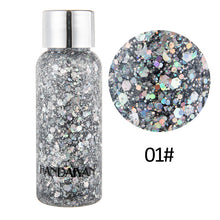 Load image into Gallery viewer, 9 Colors Hot Festival Cosmetics Face Body Glitter Cream Sequins Shining Liquid Shimmer Glitter Body Makeup Fashion Party Make Up
