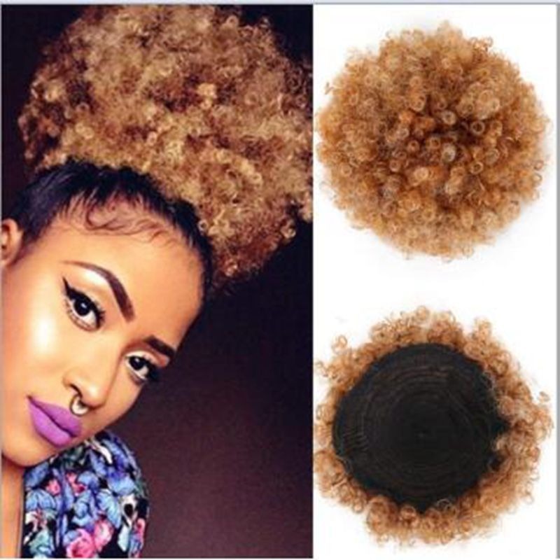 Kinky Hair Package Wig High Temperature Silk Wig Fluffy Explosive Hair