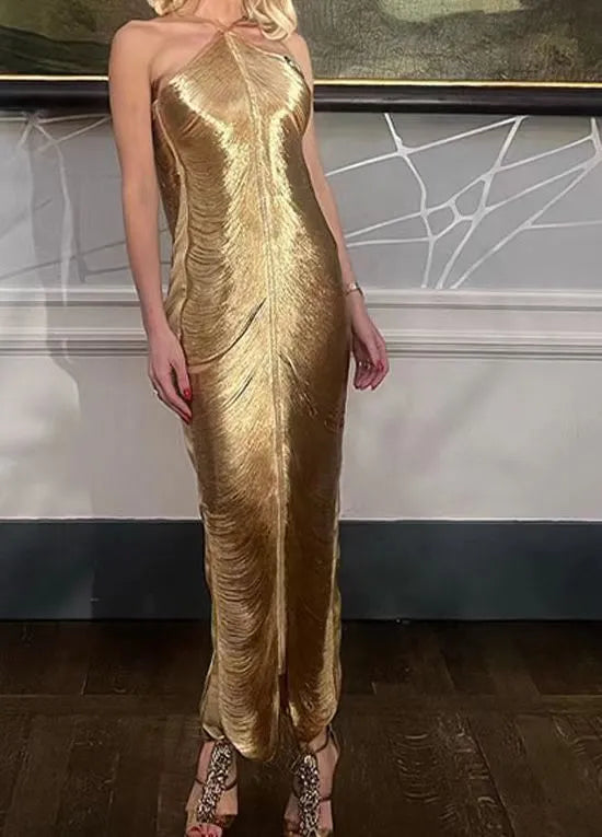 Women's Asymmetrical Dress Black Lightweight Fabric