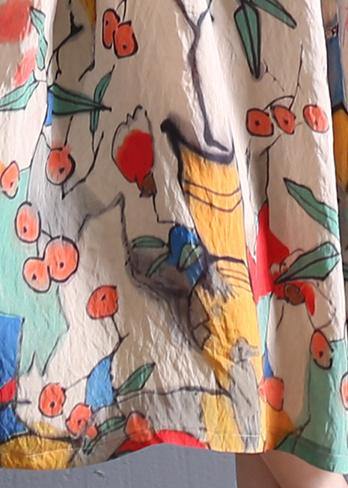 Women's Tunic Dress Khaki Cotton Breathable