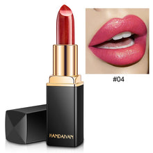 Load image into Gallery viewer, HANDAIYAN Shiny Metallic Lipstick Pearlescent Color Change Warm Lipstick Gold lipstick
