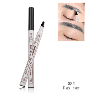 Music Flower Brand Makeup 3 Colors Fine Sketch Liquid Eyebrow Pen Waterproof Tattoo Super Durable Eye Brow