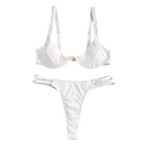 Corduroy 2 Piece Swimsuit
