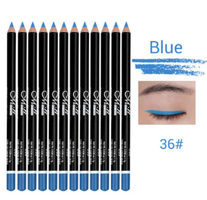 MENOW 12 Colors Eye Make Up Eyeliner Pencil Waterproof Eyebrow Beauty Pen Eye Liner Lip sticks Cosmetics  P08005