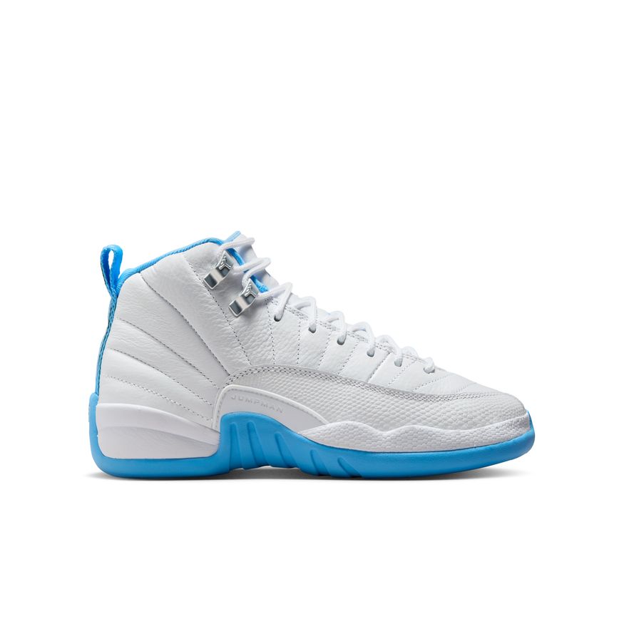 Y Air Jordan 12 Retro "White and University Blue" 153265-112