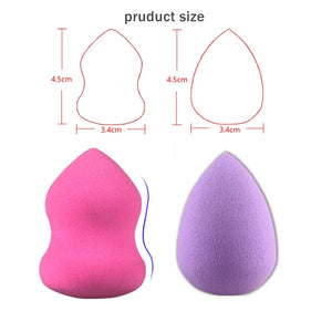 4Pcs/set Mini Beauty Soft Makeup Sponge Puff Face Nose Facial Foundation Base Liquid Powder Blending Drop Shape Cosmetic Tool