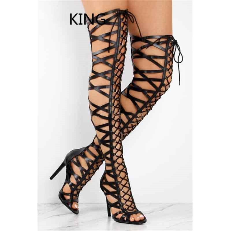 8 Thigh High Gladiators