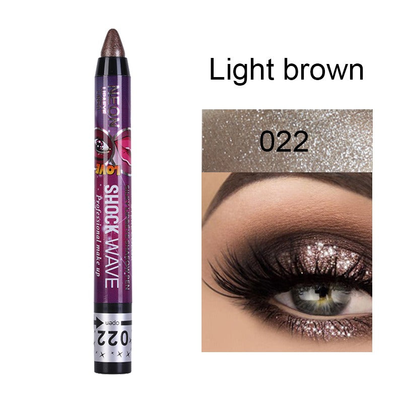 KISS SUSY 36 color eye shadow pencil stick lip pencil 2 in 1 is not easy to smudge