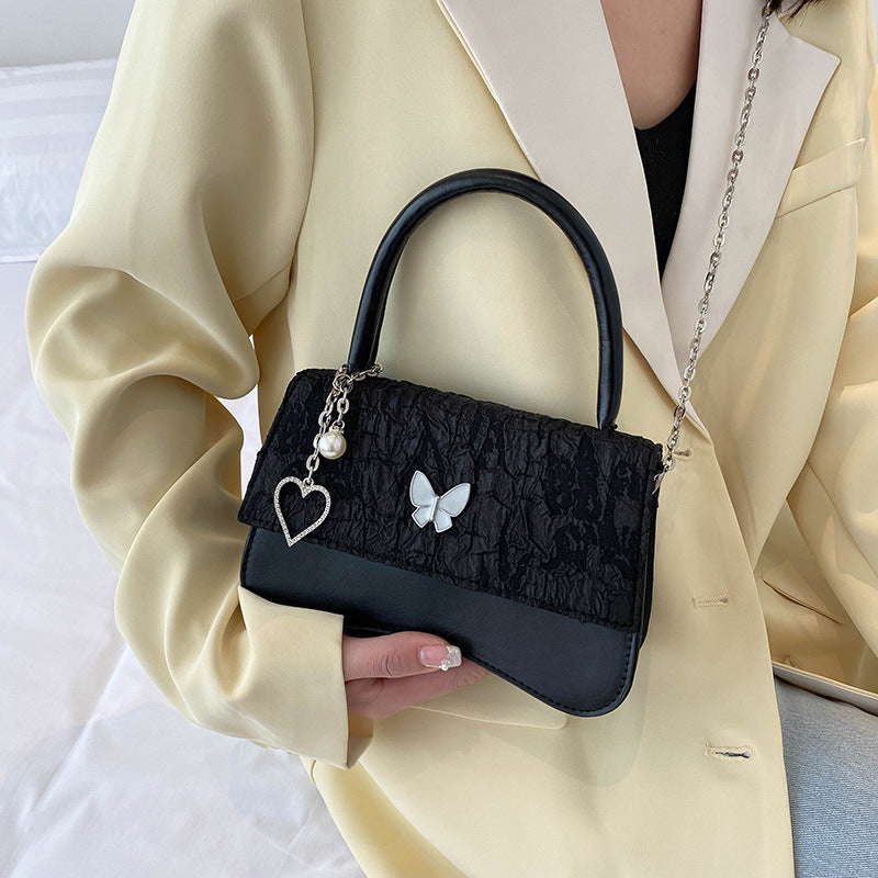 Spring And Summer New Urban Simple Stitching Chain Small Square Bag Fashion Casual Trend Girl Fashion Bag