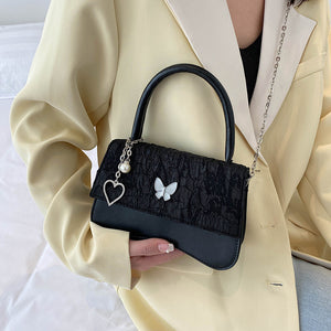 Spring And Summer New Urban Simple Stitching Chain Small Square Bag Fashion Casual Trend Girl Fashion Bag