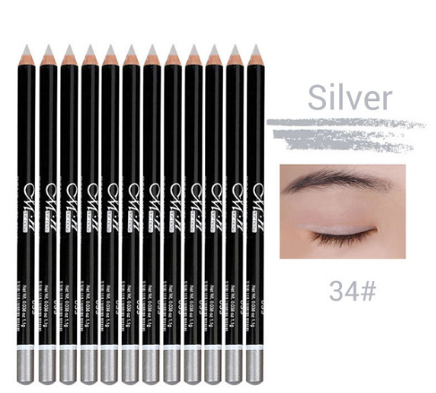 MENOW 12 Colors Eye Make Up Eyeliner Pencil Waterproof Eyebrow Beauty Pen Eye Liner Lip sticks Cosmetics  P08005