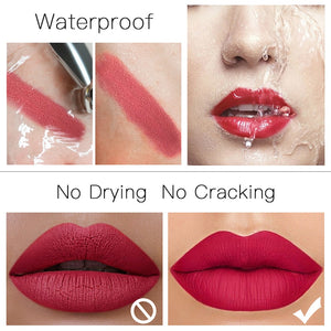 Make Up Waterproof Nude Lipstick Long Lasting Liquid Matte Lipstick Kit Lip Gloss Cosmetics Lipgloss Lip Makeup