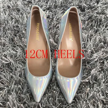 Load image into Gallery viewer, Brand Shoes Woman High Heels Women Shoes Shoes For Women Sexy High Heels 12cm/10cm/8cm Leather Wedding Shoes
