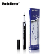 Load image into Gallery viewer, Music Flower 6 Colors Glitter Eyeliner Pencil Liquid Eye Makeup Set Waterproof Long-lasting Black Eye Liner Pen
