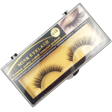 Load image into Gallery viewer, 1Pair Mink Lashes 3D Mink  Long False Eyelashes Natural Lightweight Mink Eyelashes
