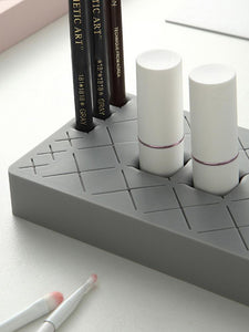 18-Grid Silicone Lipstick Storage Rack Cosmetics Storage Box Multi-grid Innovative Display Stand Makeup Holder Home Organizer