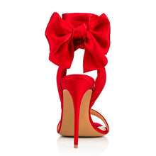 Load image into Gallery viewer, European and American Large Size Sardine Red Strapping Thin High Heels Womens Shoes Banquet Shoes
