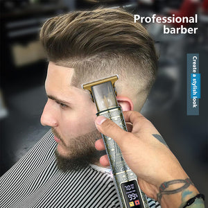 T9 Hairdresser With LCD Display Electric Hair Clipper Household Large Screen Digital Display Electric Hair Clipper Carving Oil Head Shaver Hair Clipper