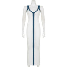 Load image into Gallery viewer, Hipster V-neck Sleeveless Split Bodycon Summer dress
