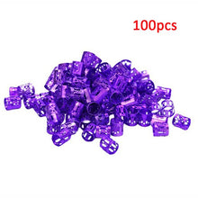 Load image into Gallery viewer, 100 Pcs/ 7 Colors Mixed hair bead sets
