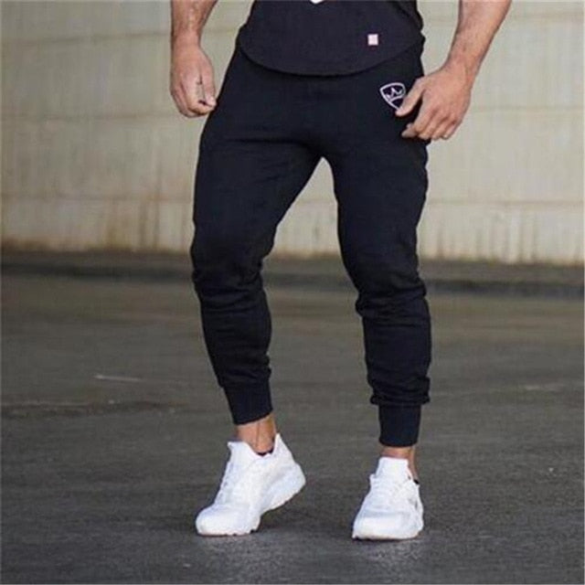 Men Joggers Sweatpants Men Joggers Trousers Sporting Clothing The high quality Bodybuilding Pants/Sweat-absorbent and breathable bottoming vest