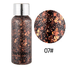 Load image into Gallery viewer, 9 Colors Hot Festival Cosmetics Face Body Glitter Cream Sequins Shining Liquid Shimmer Glitter Body Makeup Fashion Party Make Up
