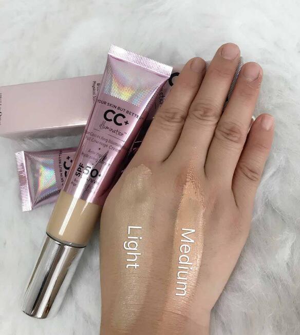 Profissional  It Cosmetics It Bye Bye Under Eye Pink Eye Shade Cream Foundation Makeup Concealer Make Up Pro Conceal 12ml