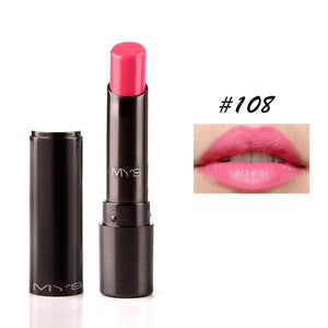 MYS Brand Beauty Matte Lipstick Long Lasting Tint Lips Cosmetics Lipgloss Maquiagem Makeup Red Batom