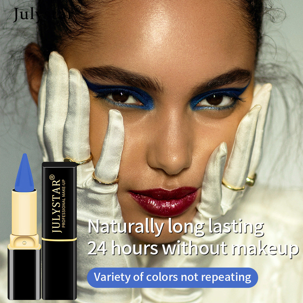 New Beauty Product Eyeliner Cream Suit Colorful Waterproof Cool Black Rich Eyeliner Cream Pen