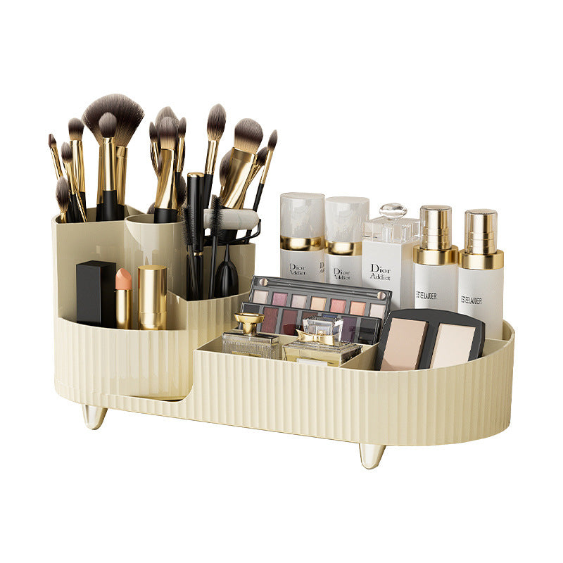 Cosmetics storage box, rotary pen holder, dressing table, desktop storage rack