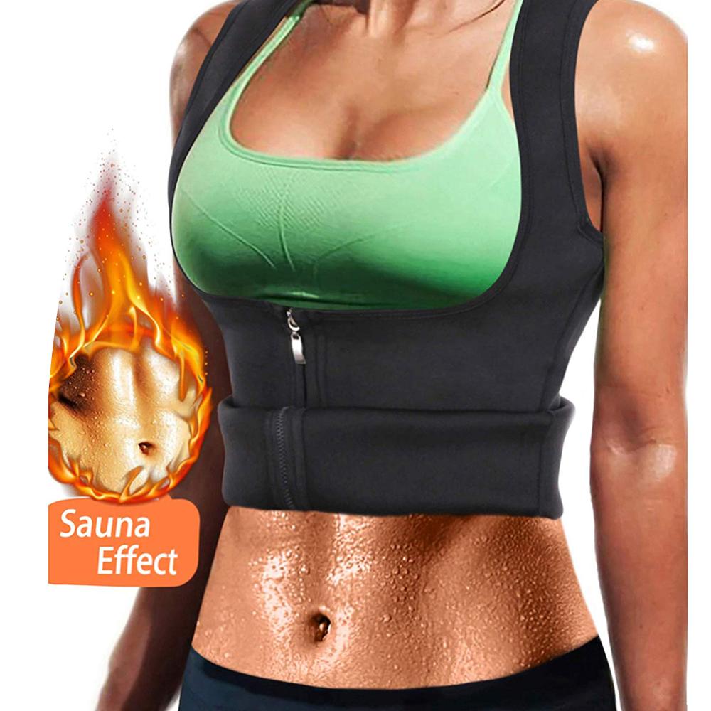 Sauna Sweat Enhancing Zipper Vest (S to 3XL)