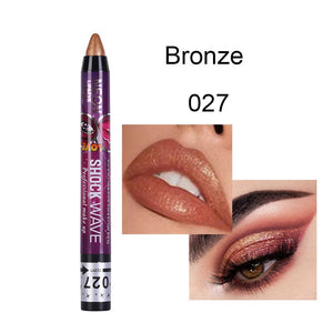 KISS SUSY 36 color eye shadow pencil stick lip pencil 2 in 1 is not easy to smudge