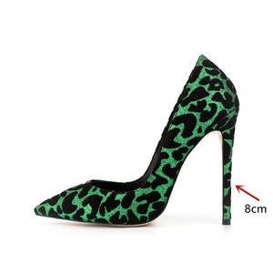 Processing Time:7-15 days after placing orders  Women's Spring and Summer New European and American Pointed High Heel Single Shoes Fashion Sexy Leopard Sandals