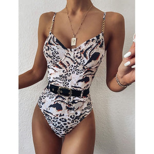 One Piece Corduroy Swimsuit