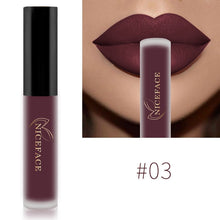Load image into Gallery viewer, NICEFACE Lip Gloss 26 Colors Nude Matte Liquid Lipstick Mate Waterproof Long Lasting Moisturizing Lipgloss Lip Makeup Cosmetics
