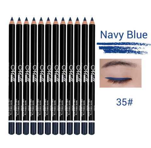 MENOW 12 Colors Eye Make Up Eyeliner Pencil Waterproof Eyebrow Beauty Pen Eye Liner Lip sticks Cosmetics  P08005