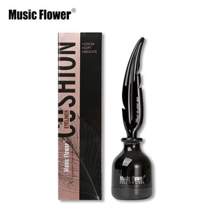 Music Flower Eyes Make Up Cushion Eyeliner Waterproof Long Lasting Eye Liner Pencil Black Quick-drying Eyelid Natural