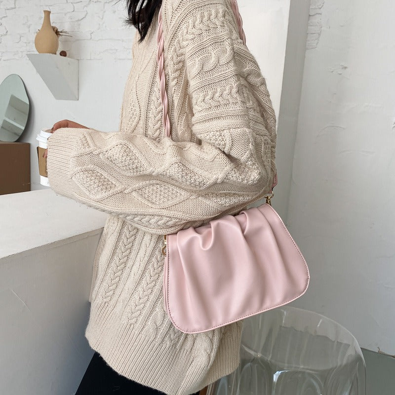 Cloud Bag Girl Fashion Fairy Pleated Underarm Bag Shoulder Bag