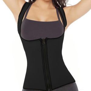 Sauna Sweat Enhancing Zipper Vest (S to 3XL)