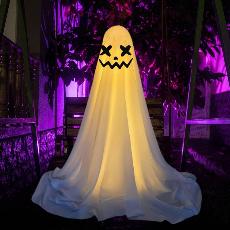 Glow-in-the-Dark Halloween Ghost Decor Large Outdoor Scary Decoration