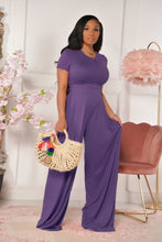 Load image into Gallery viewer, European and American Large Sized Womens Fashion Casual Wide Leg Two Piece Set for Women
