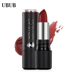 UBUB Waterproof Moisturizer Smooth Lipstick Luxury Velvet Lip Stick Matte Long Lasting Sexy Lips Beauty Makeup Women Gift