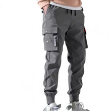Load image into Gallery viewer, Autumn Men Pants Hip Hop Harem Joggers Pants New Male Trousers Mens Solid Multi-pocket Cargo Pants Skinny Fit Sweatpants

