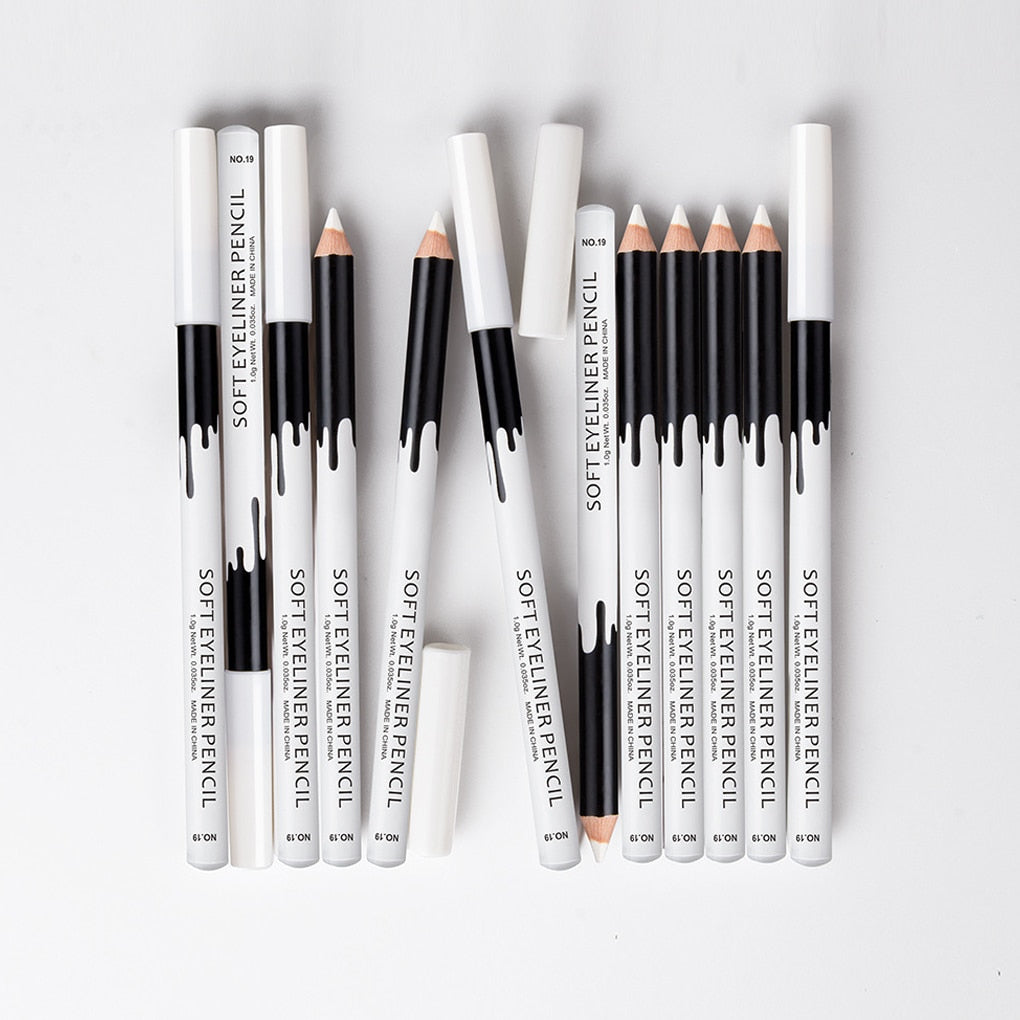 12pc Eyeliner Pencil Long Lasting Waterproof